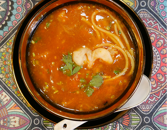 Hot Soup, Papad & Starters
